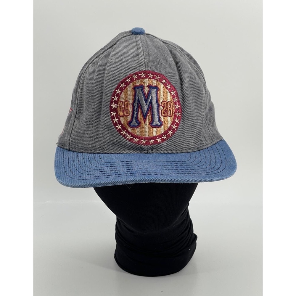 Unisex Mickey Mouse M 1928 Grey Blue OS Snapback Baseball Cap Hat USTEDES - Picture 1 of 7
